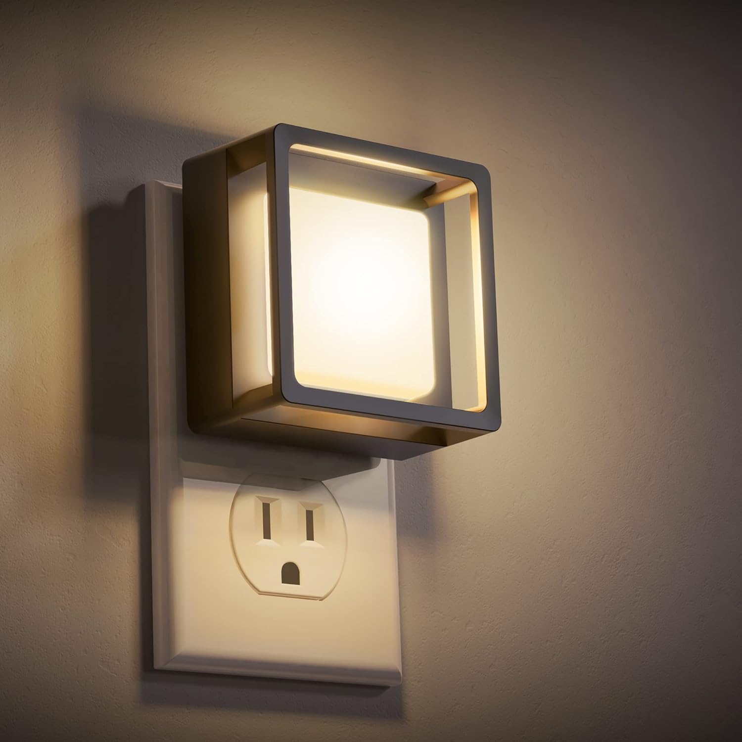 DORESshop LED Night Light, Night Lights Plug Into Wall [2 Pack] with Dusk-to-Dawn Sensor, Dimmable Nightlights