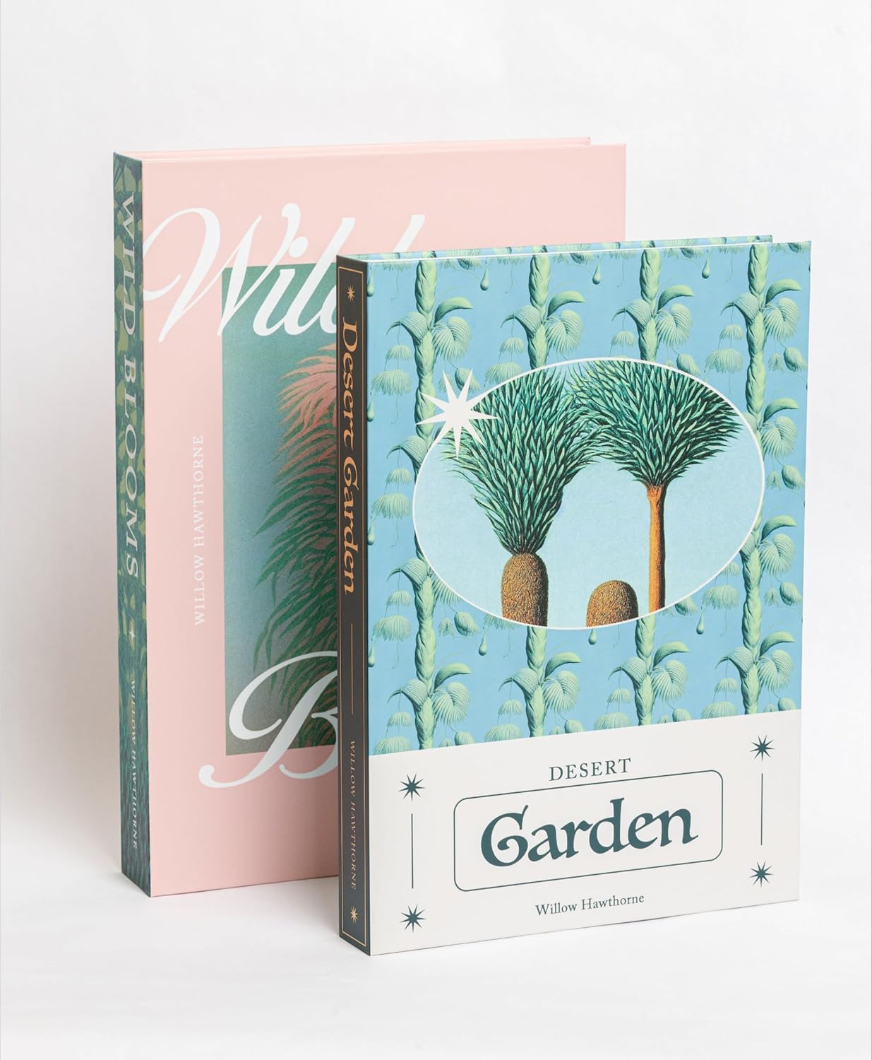 Set of 2 Decorative Books, Fake/Faux Books 12.2 x 8.58 x 1.57” and 11 x 7.75 x 1.18″.